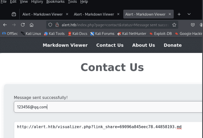 HTB-Alert靶场 | 低难度Linux提权实战:漏洞链利用(XSS→文件读取→定时任务)详解