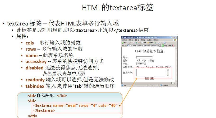HTML5教程从入门到精通,随堂笔记(二)H5的form标签