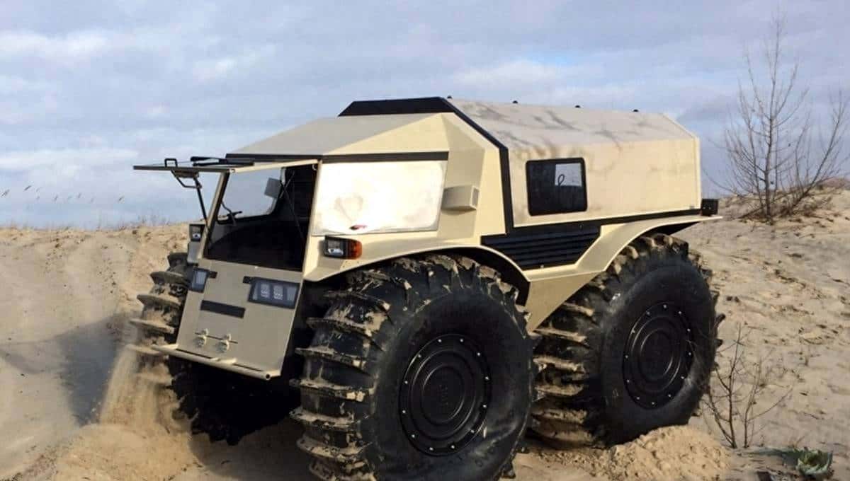 野外生存1000小时！俄军北极全地形车性能强悍 民用版曾引发轰动