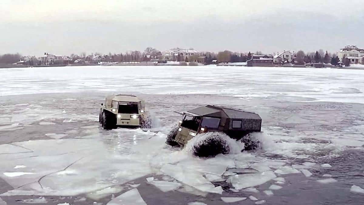 野外生存1000小时！俄军北极全地形车性能强悍 民用版曾引发轰动