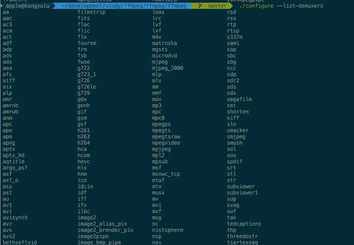 FFmpeg学习(1)开篇