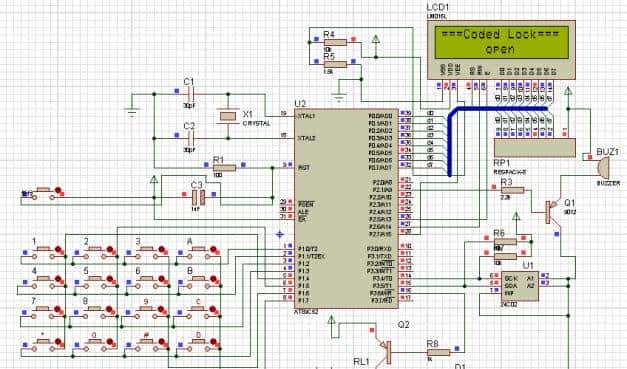 基于单片机的电子密码锁设计
