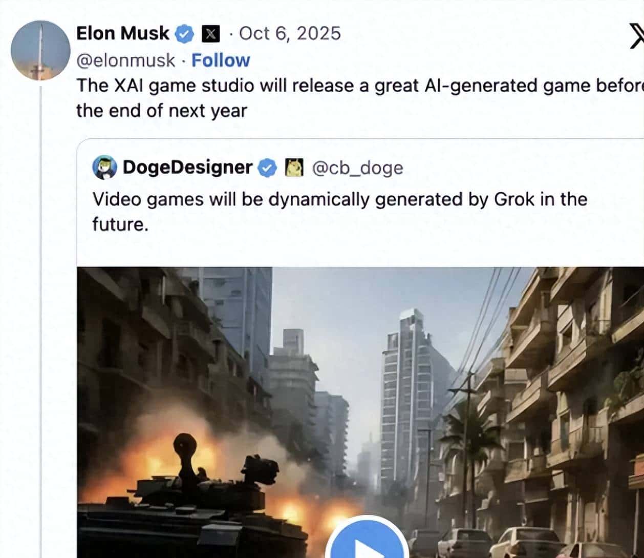 马斯克xAI入局世界模型：挖角英伟达、剑指AI游戏与帝国闭环