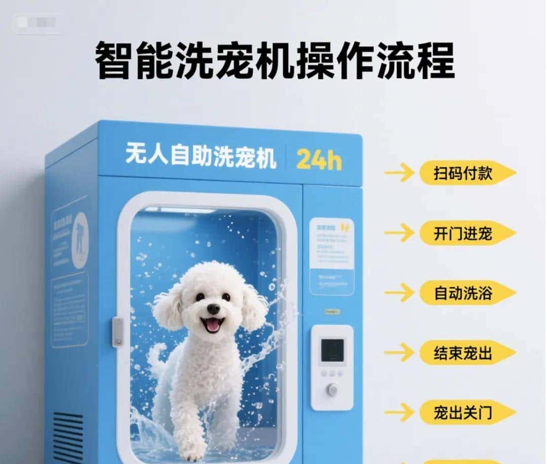 程序汪9万接的无人自助洗宠物机项目，开发周期40天