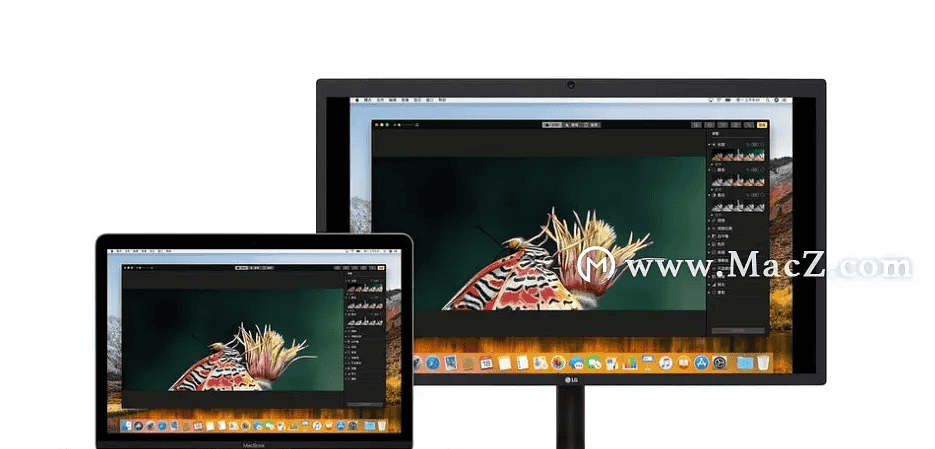 Mac外接显示器时如何打开扩展桌面模式和视频镜像模式?