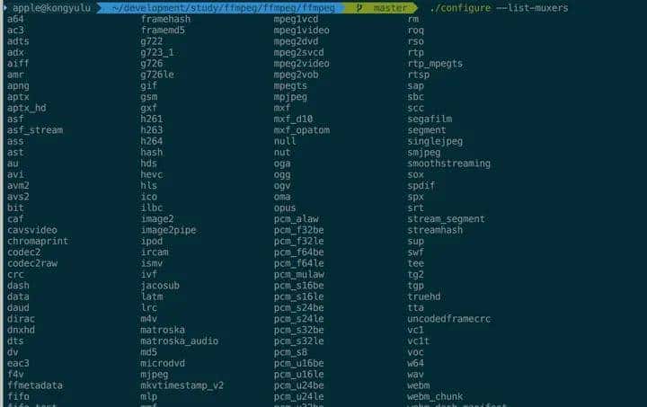 FFmpeg学习(1)开篇