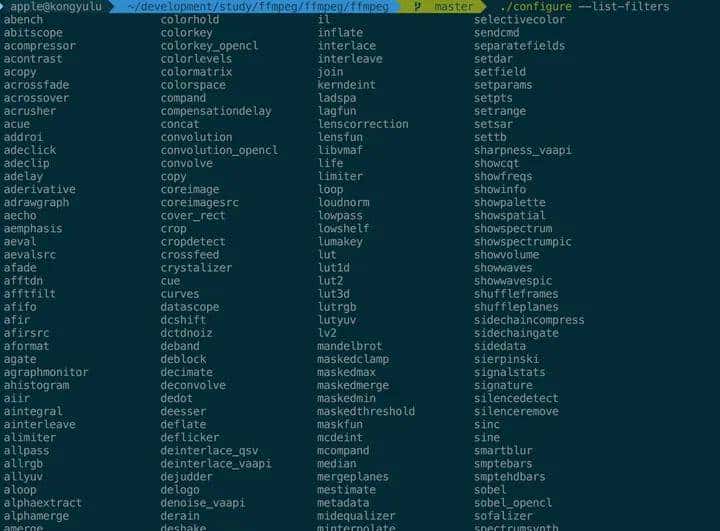 FFmpeg学习(1)开篇