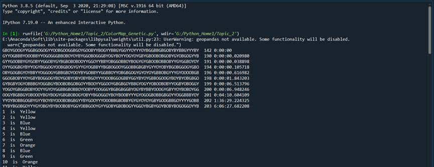 Python实现基于地图四色原理的遗传算法（GA）自动着色