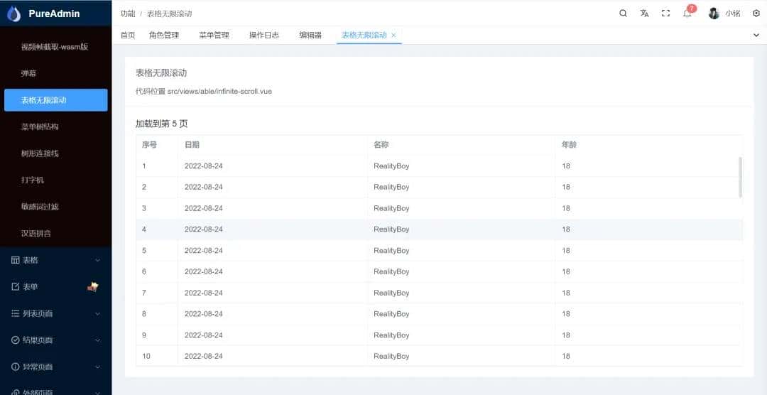 基于 Vue3 Element Plus 的中后台管理系统模板