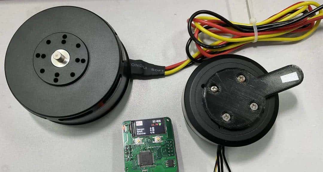 自制无刷电机驱动，电路结构简单