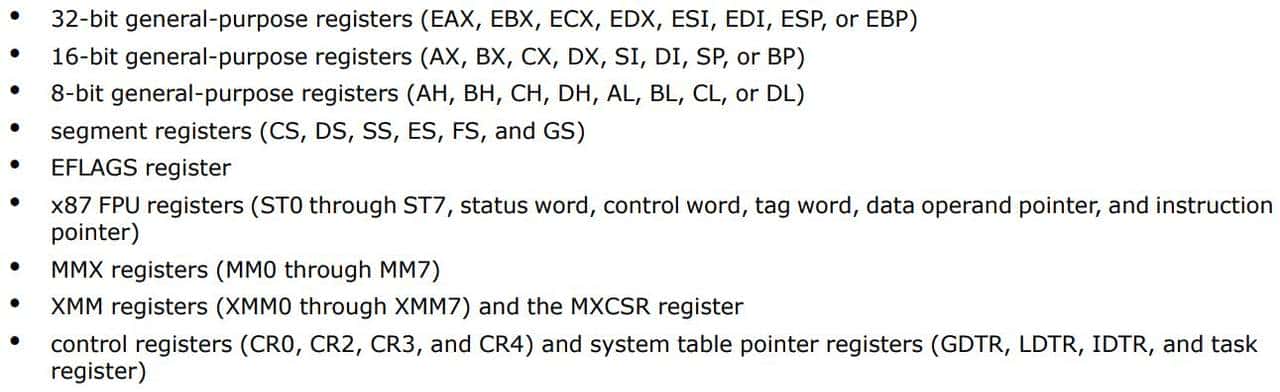 理解Intel手册汇编指令
