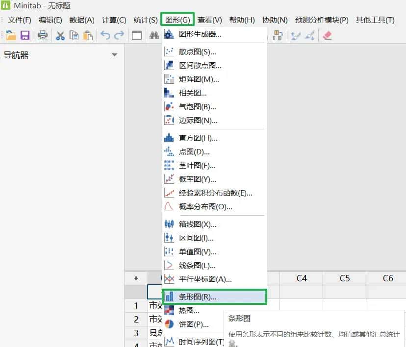 举个栗子！Minitab 技巧（3）：用分组条形图快速对比数据