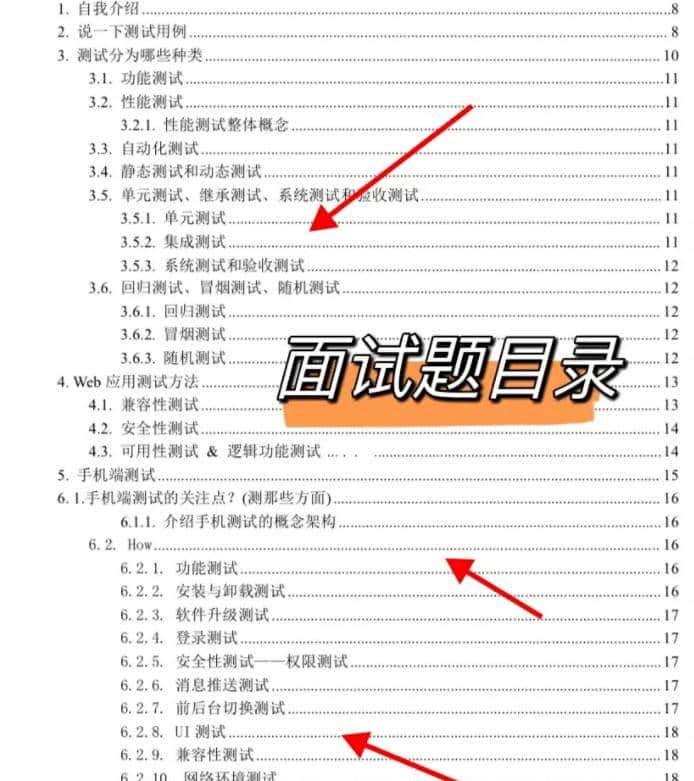 👉软件测试 自我介绍➕项目介绍➕面试题话术㊙️