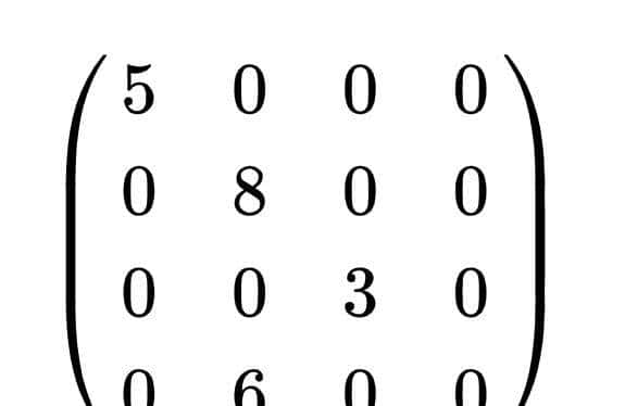 稀疏矩阵的概念介绍