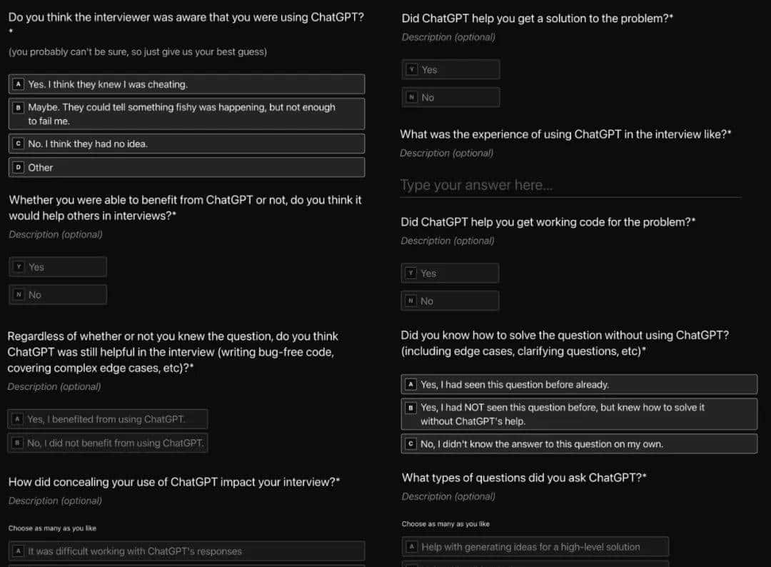 用 ChatGPT 在技术面试中作弊,容易被发现吗?前谷歌软件工程师做了一项实验