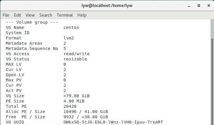 详细讲解VMware CentOS7磁盘扩容