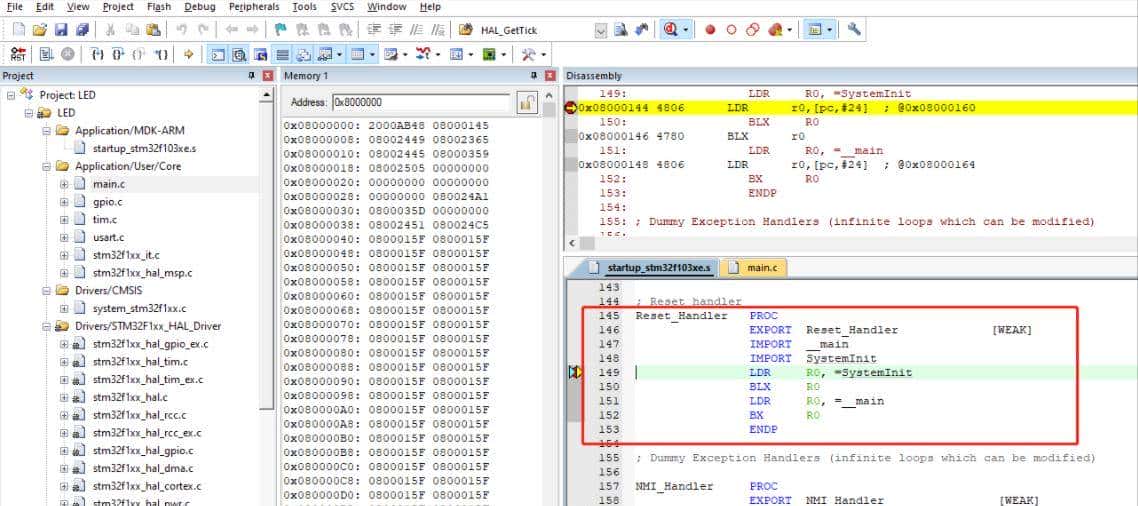 STM32 单片机启动流程（详细讲解）