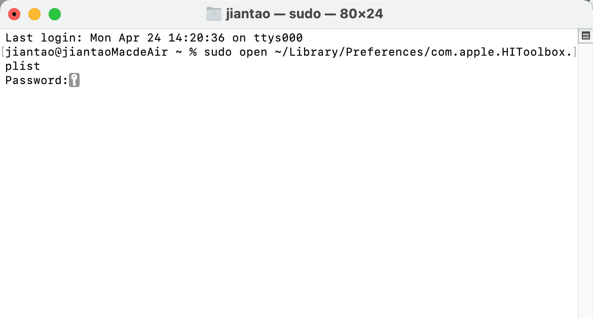 最新版MacOS系统删除自带输入法ABC的方法