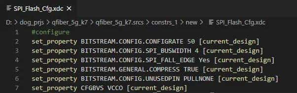 Vivado生成.bin文件并烧录