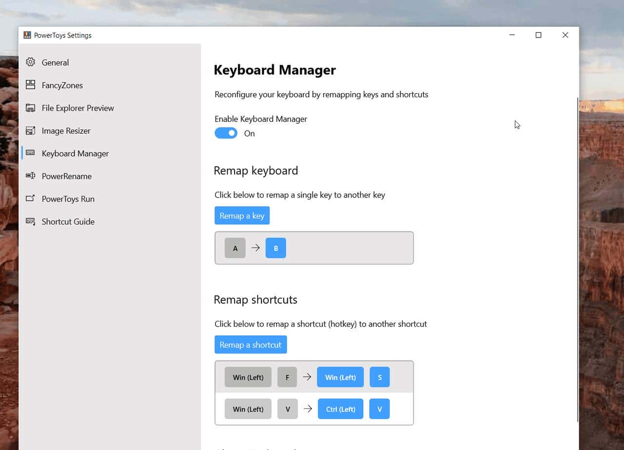 「PowerToys」 win10 可最大化生产力的实用工具