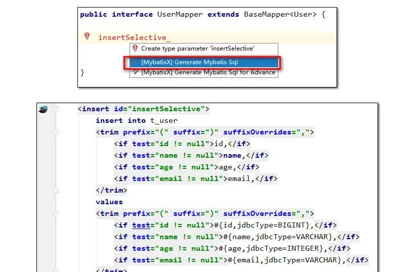 Mybatis plus无介绍快使用,MybatisX自动生成代码插件的使用(九)