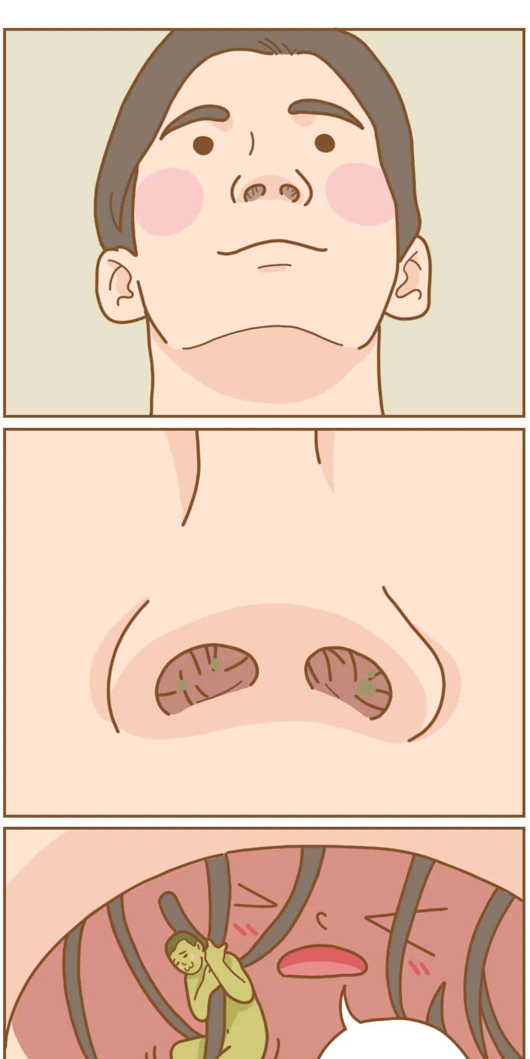 挖鼻屎的好处只有一个......