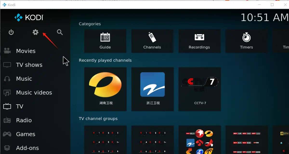 小米电视+kodi+iptv