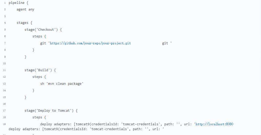 Jenkins + Git + Maven + Java + Tomcat + MySQL测试Server的一键部署方法