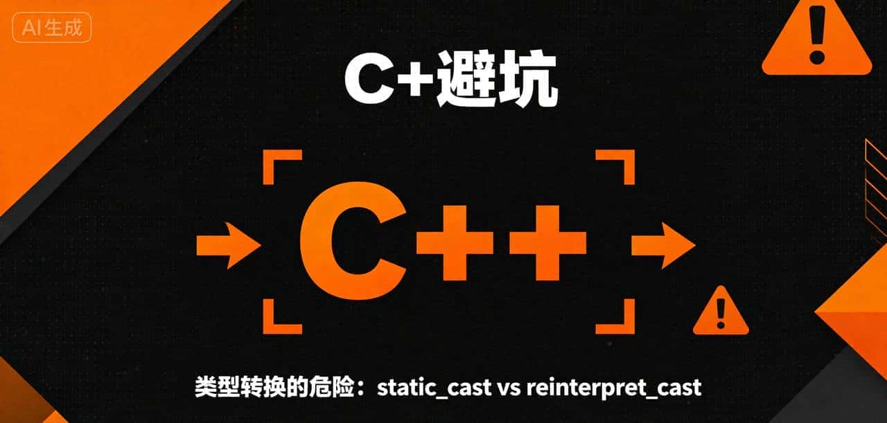C++避坑-类型转换的危险：static_cast vs reinterpret_cast