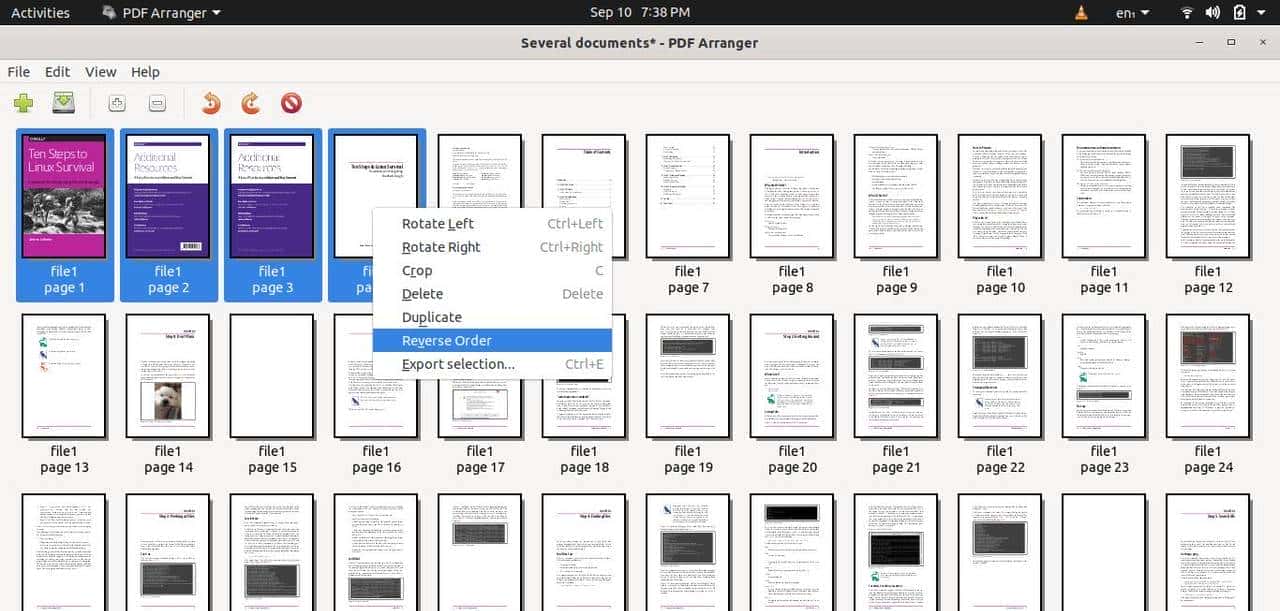 如何使用PDF Arranger来对PDF文件进行排版和修改