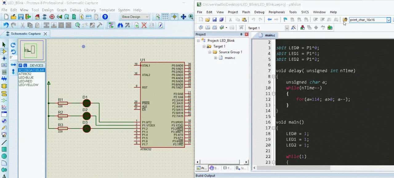 （17）单片机仿真还可以这样玩？Keil联合Proteus实现51单片机