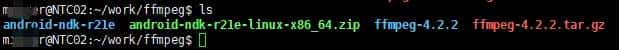 Linux 下编译ffmpeg android so库