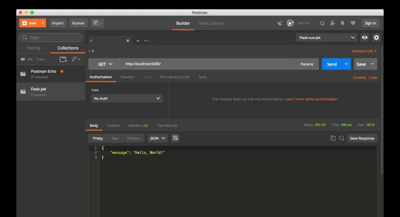手把手教你：基于JWT实现Flask API身份认证