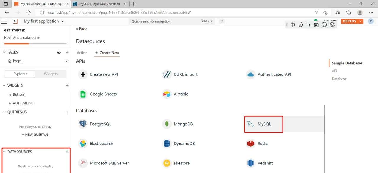 低代码——初步认识 Appsmith