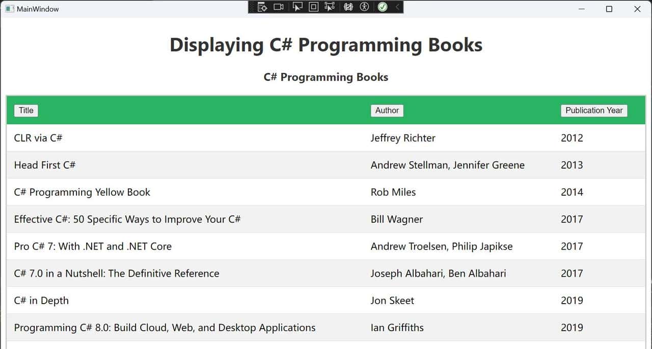 桌面程序嵌套Web项目实践之WPF和Blazor混合应用开发