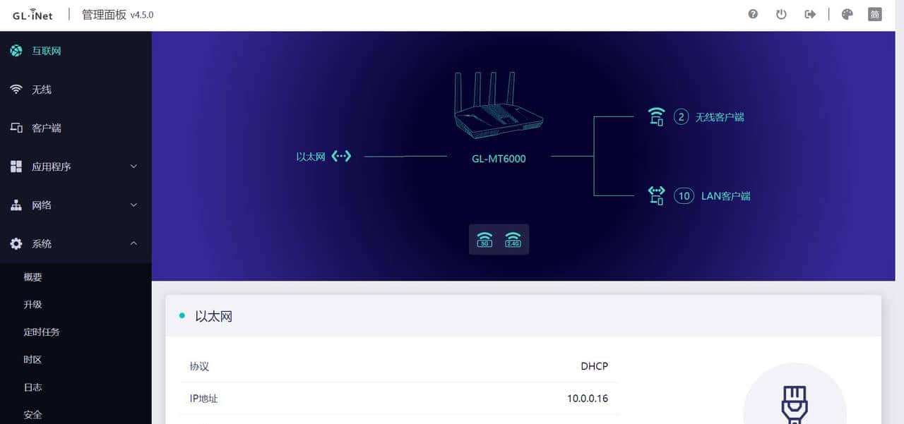 GL.iNetMT6000双2.5G开源路由器详细评测S2S组网轻量NAS|OpenWrt
