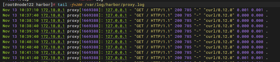 Harbor无法访问一直starting， redis failed to ping redis://redis:6379