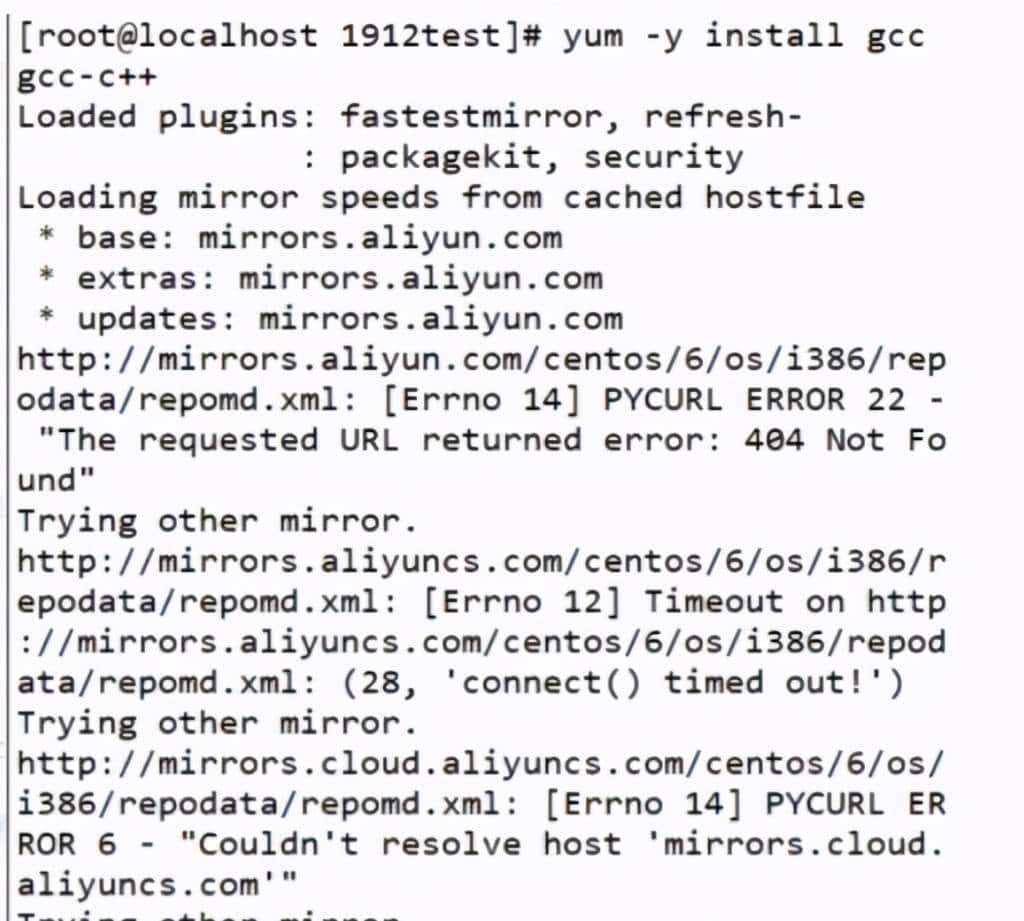 centos6.5系统中,yum源报错,如何解决?