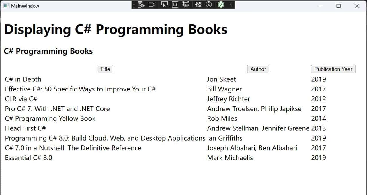 桌面程序嵌套Web项目实践之WPF和Blazor混合应用开发