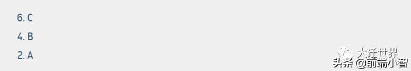 不借助后台和 JS，只用 CSS 让一个列表编号倒序，你会怎么做？