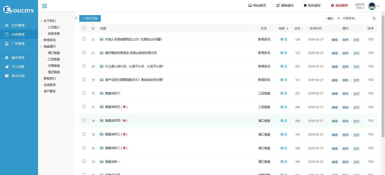 php宝塔搭建实战部署响应式房产置业公司网站php源码