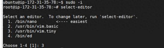 Ubuntu no crontab for root - using an empty one