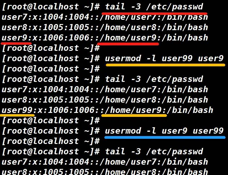 3-12 Linux中修改用户参数 --- usermod
