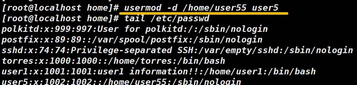 3-12 Linux中修改用户参数 --- usermod