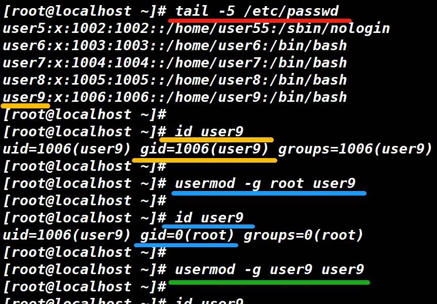 3-12 Linux中修改用户参数 --- usermod