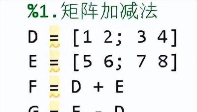 越览（44）——Matlab入门学习（3）之矩阵运算
