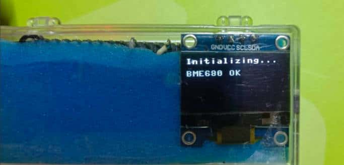 简易甲醛监测仪-ESP32读取BME680