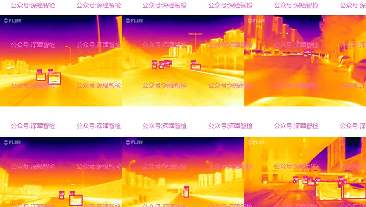 目标检测数据集 第072期-基于yolo标注格式的道路车辆热红外检测数据集(含免费分享)