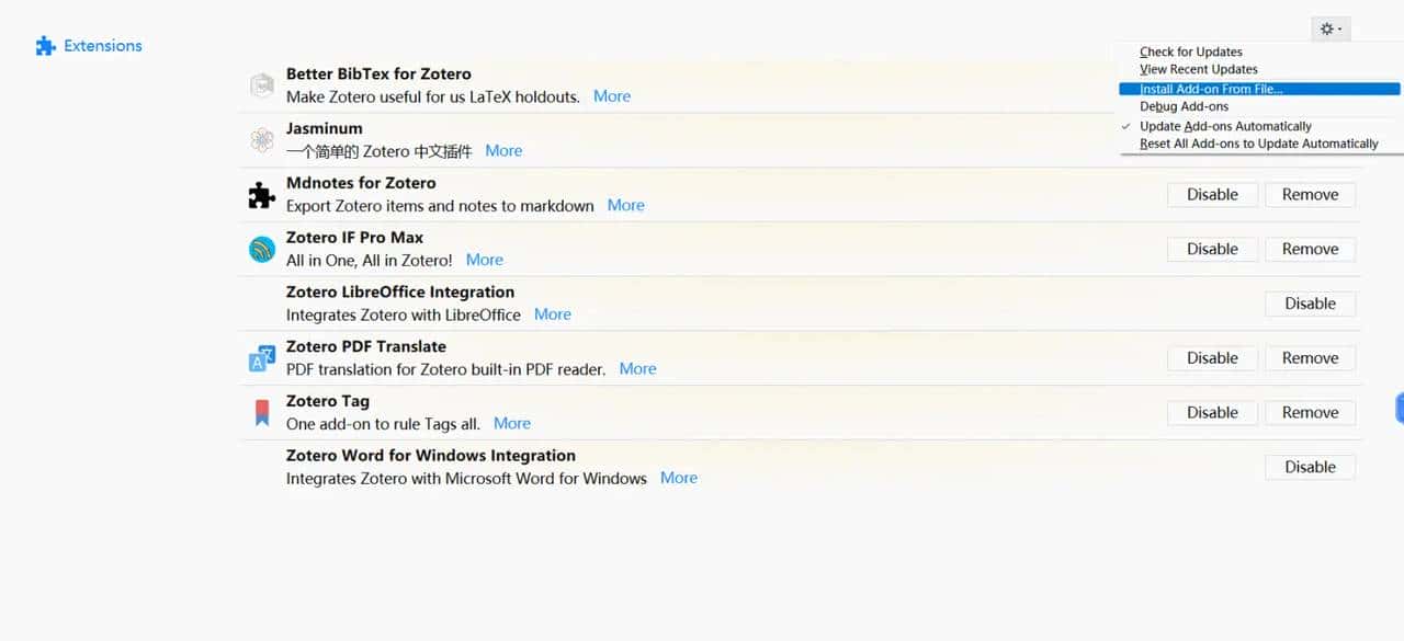 Zotero:放弃知云划词翻译2025-10-31