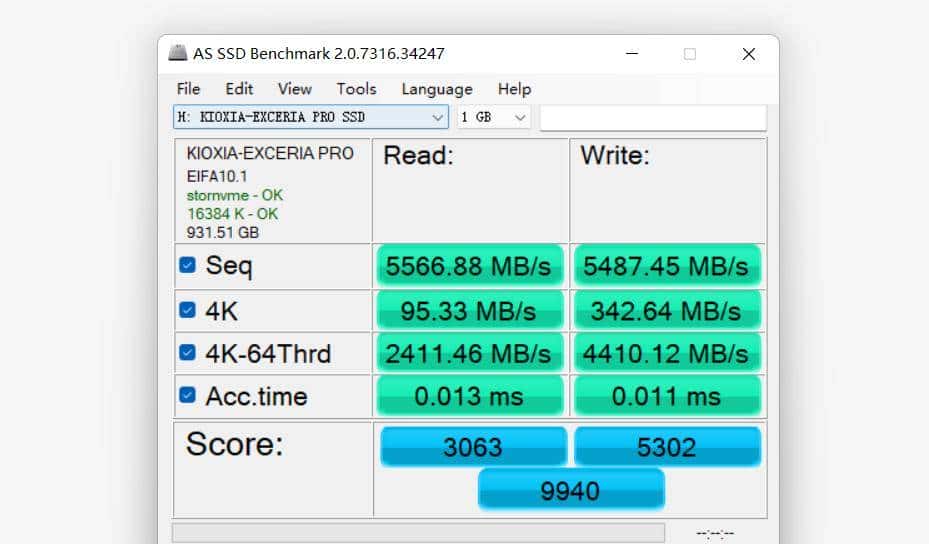 原厂纯血，铠侠SE10 1TB评测